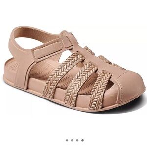 Reef Kids' Water Beachy Sandals, Tan, size 11–NWT